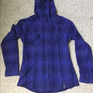 Mountain Hardware hooded flannel